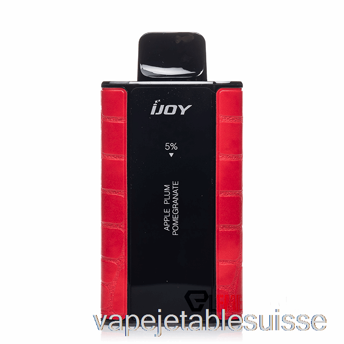Vape Suisse Ijoy Capitaine 10000 Jetable Pomme Prune Grenade